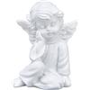 Tiiyee Figurina di Angelo in Resina, Pregando Dorme a Riposo Baby Cherubino Ali Piume Adorabili Guardiani Sonnolenza Sitter Statue Collection Scultura Commemorativa Giardino Deco