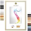 FRAMO Cornice portafoto in legno 18 x 25 cm (dimensione dell'immagine) in acero naturale | Dimensione a scelta | Cornice per poster | Puzzle | Foto collage | Su misura | Foto quadro su misura