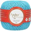 Anchor Freccia - Gomitolo di filo da uncinetto, 100% cotone, spessore 12, Cotone, 01442 blu., Blu