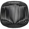 blomus Lanterna Lito | Nero | Taglia S | 20L x 20P x 17A cm | Portacandele nero | Lume in acciaio inox | Lanterna decorativa | Piccola lanterna da interno