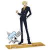 ABYSTYLE Acryl One Piece Sanji - Prodotto Ufficiale - Statuetta acrilica - Formato 10 × 17 cm