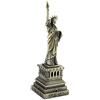Leylor Mini Empire State Model, Statua della Libertà Modello di edificio in metallo Decorazione da scrivania Regalo Famoso modello di edificio