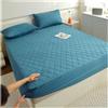 ELYSYSRL Lenzuolo con Angoli Lettino Coprimaterasso Matrimoniale Singolo Una Piazza e Mezza Trapuntato Fodera Coprimaterassi Lavabile Antiscivolo Microfibra Protezione per Materasso(Color 5,1PC 90x200cm)