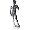 CBAM Statua Polvere di Marmo Carrara David Michelangelo Art Design Powder Marble Sculpture H 17cm