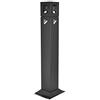 Danieli POS012 | Posacenere a Colonna ancorabile | Realizzato in Metallo Verniciato a polveri | Dotato di Serratura di Sicurezza | cm 25 x 25 x 108 | L 3 | kg 8 (metallo)