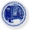 Royal Copenhagen Piatto di Natale Collectibles realizzato in porcellana, motivo decorazione dell'albero di Natale, diametro 8,5 cm, 1062275
