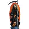 Pacific Giftware Statua religiosa di Santa Muerte Santa Muerte Santa Morte in piedi, 18 cm, protezione magica nera, scultura Santisima Muerte