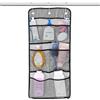 Generic Confezione da 2 portaoggetti da doccia in rete, 7 tasche, organizer da doccia da appendere con rete ad asciugatura rapida, organizer portatile salvaspazio da bagno per contenere sapone, shampoo e navi