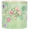 THUN Pasqua 2023, Vaso in Stoneware Decorato con Farfalle e Fiori in Gres, Versione Verde, Linea Pasqua Favolosa, 20.7x4.7x20.7 cm