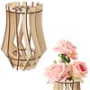 BOXOB Vaso per Fiori in Legno a Forma di Puzzle, Espositore Fiori Set di Costruzione Bouquet in Legno Rustico per Narcisi Tulipani Rose Girasoli Loto