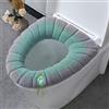 BBTISG 2 Pezzi Universale Coprisedili per WC più Caldi ed Elasticizzati Lavabili in Peluche Spessi con Manico (Verde)