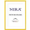 NiRa Cornice foto in legno 23 x 32 cm in Giallo lucido | Dimensione selezionabile | Cornici per poster | Puzzle | collage di foto HD114