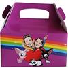 chance srl 20 x Scatole Box porta dolci, gadget, confetti, caramelle cotillon o dolcetti regalini fine festa per bambini fai da te scatoline con manico grafica a scelta (Me Contro Te)