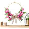 Fyrdyn Corona Di Primavera - Decorazione Bohemian Per Le Feste Di Primavera Ed Estate - Ghirlande da Esterno per Porta d'Ingresso | Per Casa Parete Interni Matrimoni San Pasqua Feste Di Benvenuto A