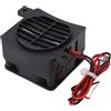 Tyenaza Termoventilatore PTC Riscaldatore Elettrico 24V, 30S Riscaldamento Rapido Riscaldatore Ceramico Elettrico, Isolamento a Temperatura Costante Ventola di Riscaldamento PTC Portatile da 80W