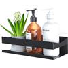 Bestdon Mensola doccia senza foratura, mensola da bagno, mensola da doccia, in acciaio inox, supporto per shampoo, per bagno, cucina
