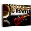 ARTTOR Moderno Quadro su Tela 70x50 cm Stampe da Parete Musica Vintage - 2679