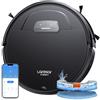 Laresar Clean Robot aspirapolvere con mop, 4500 Pa di forte aspirazione, 180 min di autonomia, Alexa/APP, boost automatico su tappeto, ideale per capelli