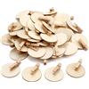Jinsion 50 Mollette in Legno da 4,8 cm, con Disco Rotondo