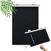 DZHTUF Tende A Rullo Con Ventosa, Tende Avvolgibile Oscuranti, Larghezza 40-80cm, Altezza 60-200cm, Parasole Retrattile Senza Foratura, Tende A Rullo Temporanee Privacy Per La Casa,Black-50x180cm/20x71in