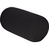 Tomotato Mini Cuscino in Microsfere Cuscino Cilindrico di Sostegno, Comodo Cuscino a Rullo per Cuscino per Testa, Collo, Supporto per la Schiena, Cuscino da Viaggio 11,8 X 5,5(Nero)