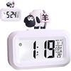 Fdit Simpatico Orologio Elettronico con Protezione per gli Occhi, Display a LED, Orologio Elettronico Digitale Intelligente per Bambini (Pecora Bianca)