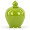 Ceramiche Azzaro & Romano Caltagirone CEAR ceramiche - Salvadanaio da rompere H cm 16 in Ceramica di Sicilia maiolicata Verde di Caltagirone interamente realizzato a mano
