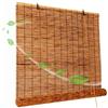 Generico Tende a Rullo in bambù Naturale - Protezione Solare Tapparella - Tende Avvolgibile per Esterno/Interno, con Sollevatore, Larghezze 50-160cm(60x140cm)