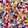 Adeteu Pompon Colorati, 2000 Pezzi 1cm Pon Pon Artigianato, Pom Pom Rotondi Colorati, Set Artigianato, per Artigianato Fai-da-Te e Decorazioni Artigianali