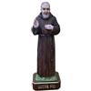 Eurofusioni Statua Padre pio da Pietrelcina Dipinta a Mano - H 15 cm