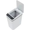 Xigner Pattumiera con sensore, 12 l, per cucina, bagno, camera da letto e hotel, colore: bianco