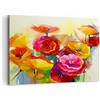 ARTTOR Quadro su Tela 100x70cm Stampe da Parete Fiori Primavera flora giardino Grandi Decorazione Murale Camera da Letto Cucina 1 pezzo Quadri Moderni Soggiorno Grafica Immagini Wall Art Canvas AA100x70-2877