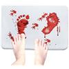 Niktule Tappetino da Bagno con Sangue di Halloween - Tappetino da Ingresso per Bagno, Lavabile, per Lavanderia, Soggiorno, Camera da Letto