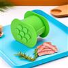 NIWWIN Pressa Cevapcici, stampo Cevapcici, macchina per hot dog, pressa per cevapcici, plastica alimentare, facile da preparare, facile da pulire, indispensabile per la cucina. (verde)