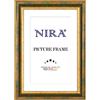 NiRa Cornice foto in legno 21 x 29,7 cm DIN A4 in Oro Verde | Dimensione selezionabile | Cornici per poster | Puzzle | collage di foto HD048