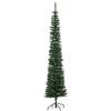 Totò Piccinni Albero di Natale Slim AVORIAZ Super Slim Artificiale Folto, Facile Montaggio, Ignifugo e salvaspazio (180 Cm)