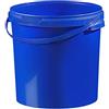 Fuduu.de - Secchio in plastica, colorato, 21,1 litri con coperchio, 1 pezzo