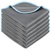 BELEVO Panni Microfibra Auto 400GSM, 6 Pezzi Panno in Microfibra Per Auto Riutilizzabile Panno Magico 30 * 30cm Stracci Non Lascia Tracce, Assorbe L'acqua, Adatto Per Cucina, Casa, Vetro