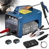 Generic Saldatrice senza fili, 160 A, a batteria, inverter IGBT, saldatrice a bastone con avvio a caldo, forza ad arco, caratteristiche antiaderenti, include 2 batterie, design portatile
