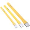 Lagomloot Set di 3 scalpelli piatti professionali resistenti alla ruggine, per scultura, artigianato, officina, 10 mm, 12 mm, 16 mm