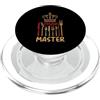 Bbq Grill Grilling Char Nod Char BBQ Char Master Crowned Grill Expert PopSockets PopGrip per MagSafe