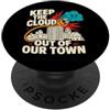 Anti Data Center designs Tenere il cloud fuori dalla nostra opposizione al data center della città PopSockets PopGrip Adesivo