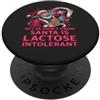 The Essential Oils Lover Designs Babbo Natale ama i biscotti ma non il latte PopSockets PopGrip Adesivo