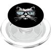 Demiboy Pride Apparel Demiboy Pride Bandiera Divertente Demiboy Vintage Cat Bandiera PopSockets PopGrip per MagSafe
