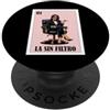Funny Mexican Designs for Mujeres Funny Mexican Chingona Design - La Sin Filtro PopSockets PopGrip Adesivo