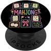 Cute Board Chinese Game Mahjong Player L Divertente Mahjong Amore Giocare Gioco Cinese Mahjong Perline Piastrelle PopSockets PopGrip Adesivo