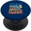 Aharon's Stuff Amsterdam In Notte Stellata Van Gogh Style Graphic PopSockets PopGrip Adesivo