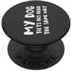 Funny Prank Dog Lover Funny Prank for Dog Lovers Dog Tilts His Head PopSockets PopGrip Adesivo
