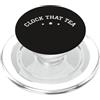 Clock That Tea Teenagers Gossiping Urban Clock That Tea Meme Teen Lies Tween Gossip Gen Z Slang Truth PopSockets PopGrip per MagSafe