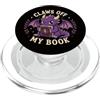 Dragon Fantasy Book Worm Bookish Book Lo Cottagecore Flowers Dragon Books Bookworm Bookish PopSockets PopGrip per MagSafe